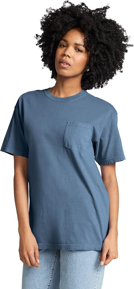 Comfort Colors Adult Short Sleeve Pocket Tee, Style G6030 | Amazon (US)