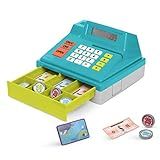 Battat – Toy Cash Register for Kids, Toddlers – 48pc Play Register with Toy Money, Credit Card – Cal | Amazon (US)