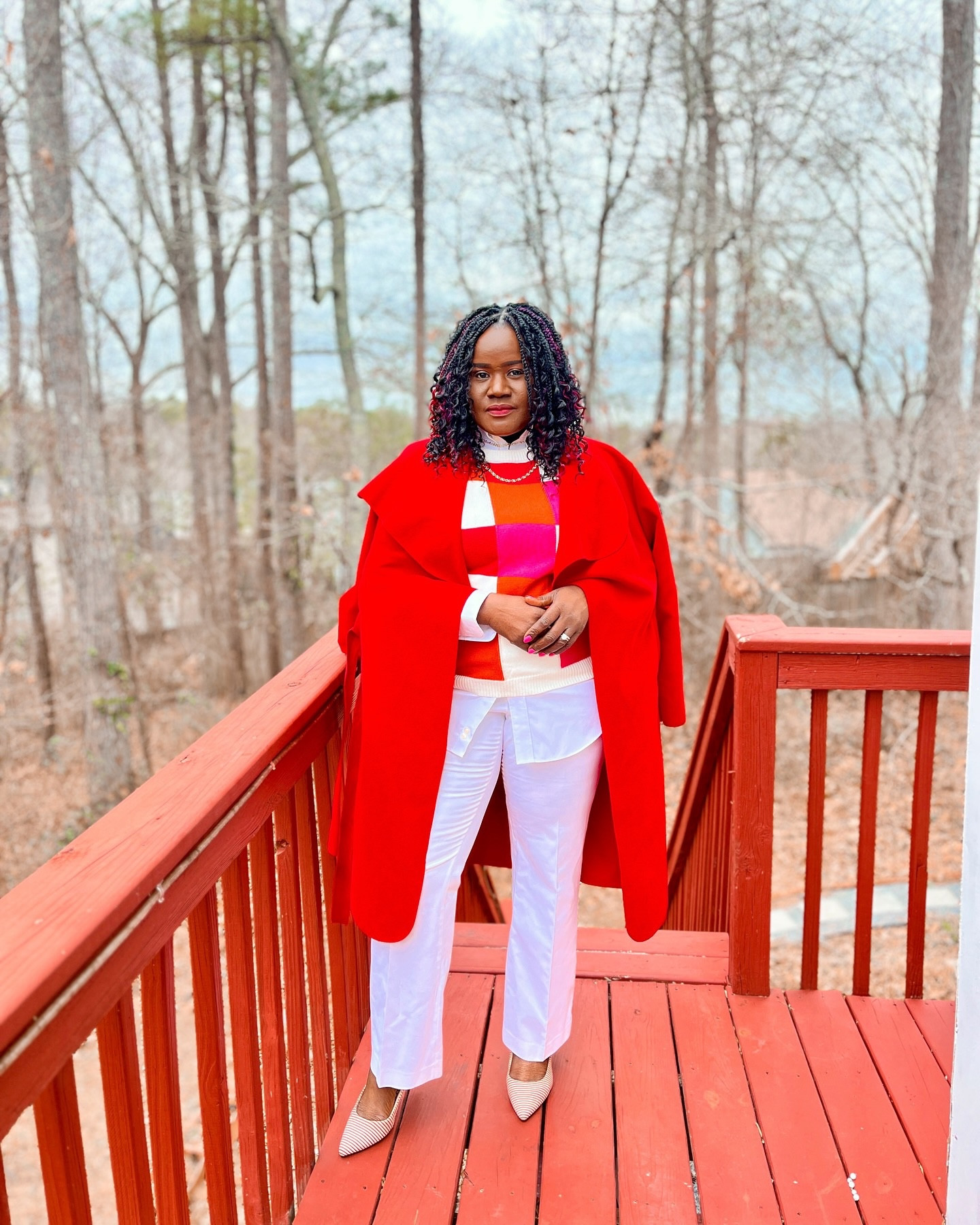 Love is in the air… and so is my obsession with this red and white combo! ❤️🤍
.
I dressed up like a Valentine’s Day card, so at least if I don’t get one, I’ll be one! 😂
Who else is rocking the love colors today?
.
.
.
.
.

#ValentinesDayOutfit #LoveInStyle  #outfitinspo #MomStyle #ValentineVibes #ltkit #ltkit  #MomsWhoSlay #ltkcreator #BeautyAndFashion #SkincareAndStyle