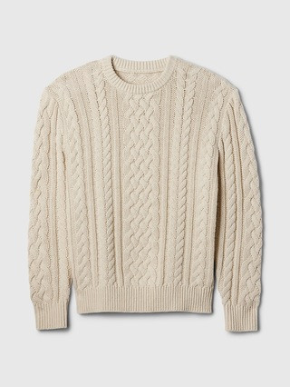 Relaxed Cable-Knit Sweater | Gap (US)