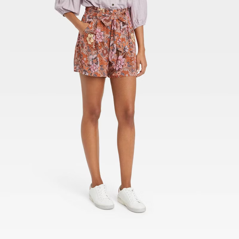 Women's Mid-Rise Paperbag Shorts - Knox Rose™ | Target