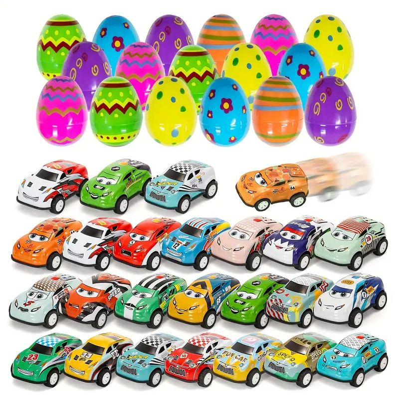 Easter Eggs Mini Pull Back Cars Race Cars Toy Party Favors - Temu | Temu Affiliate Program