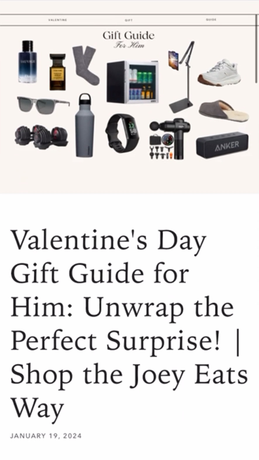 Unlock the ideal gifts for him with our featured Gift Guide on the blog. Elevate his style and passions with handpicked treasures that embody his unique personality. From tech gadgets to timeless accessories, explore our recommendations for thoughtful presents that make him feel truly appreciated. Dive into the blog now for expert insights and gifting inspiration. #GiftGuide #ForHim #LTKBlogPost

#LTKMostLoved #LTKGiftGuide #LTKmens