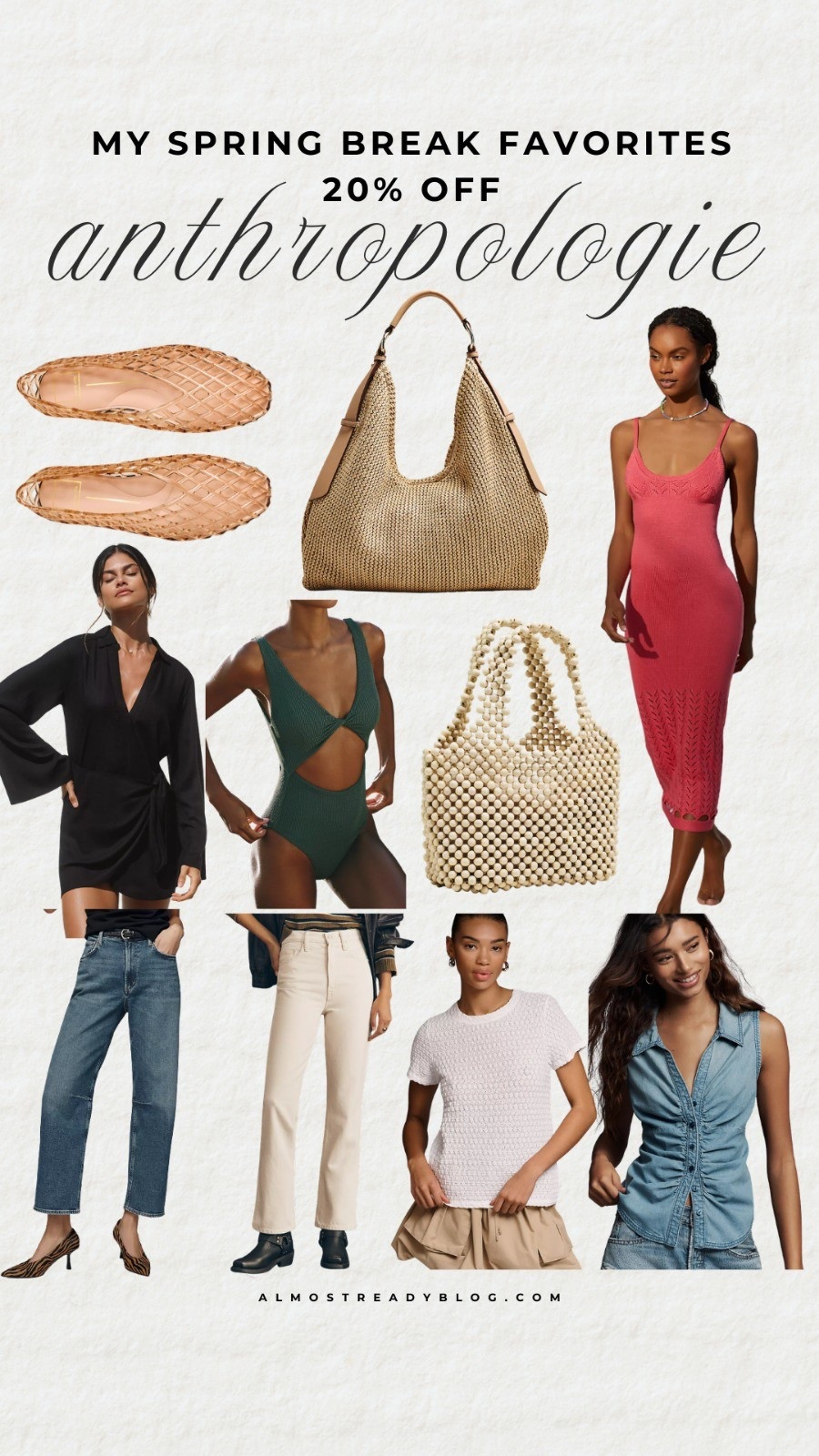Use code AMANDAW20 for 20% off @Anthropologie 🙌🏼

spring break, one piece swimsuit, cover up, designer jeans, resort style, denim top, white top, vacation must haves, spring bags snd shoes, almostreadyblog

#LTKSaleAlert #LTKOver40