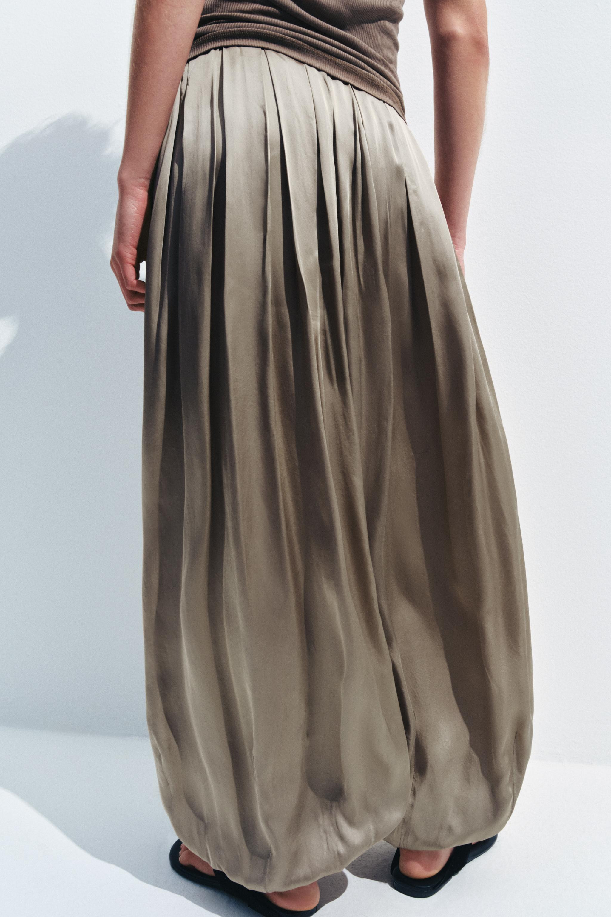 ZW COLLECTION RUFFLED BLOOMER PANTS | Zara US