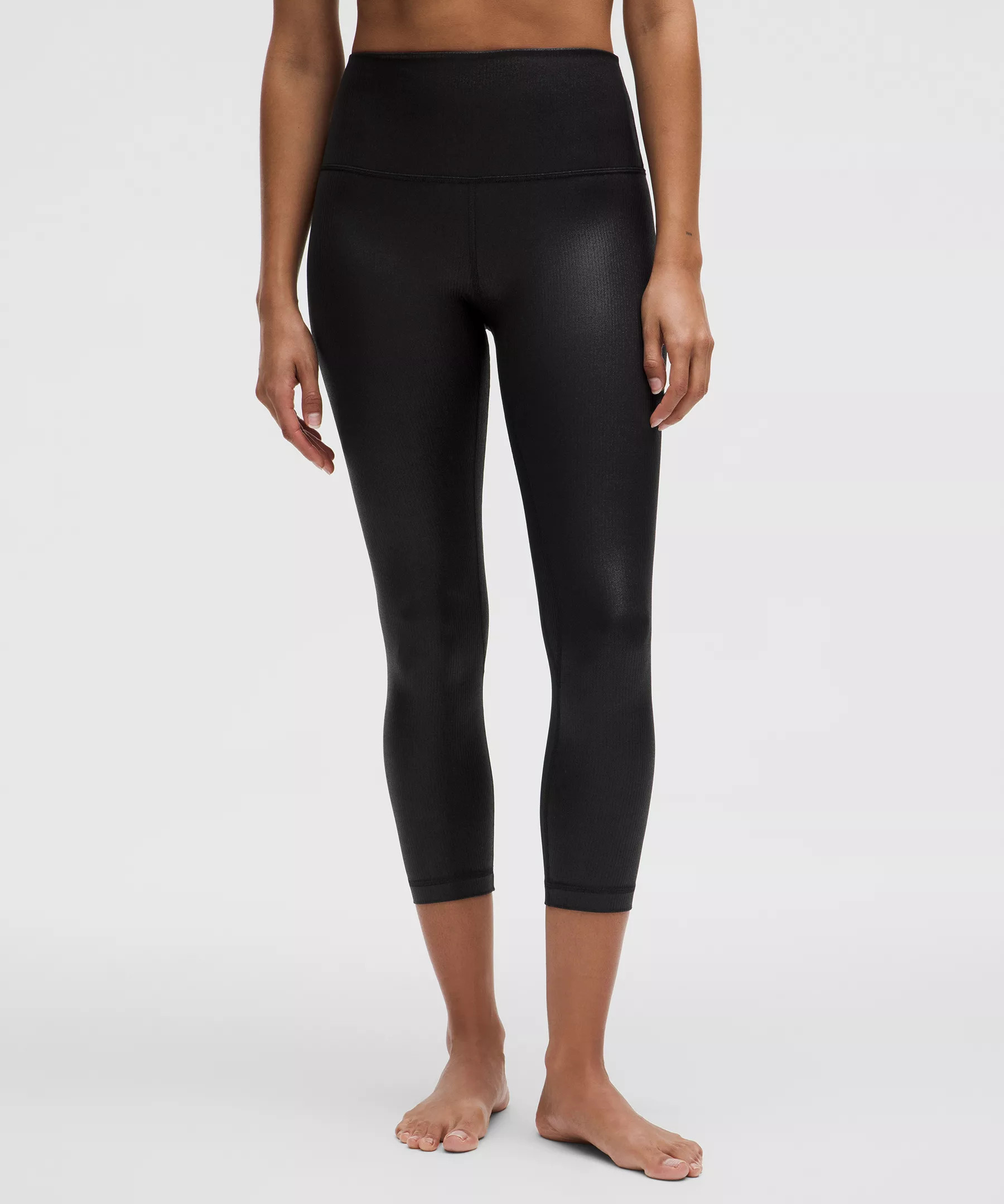 lululemon Align™ High-Rise Ribbed Crop 23" *Shine | Women's Capris | lululemon | Lululemon (US)