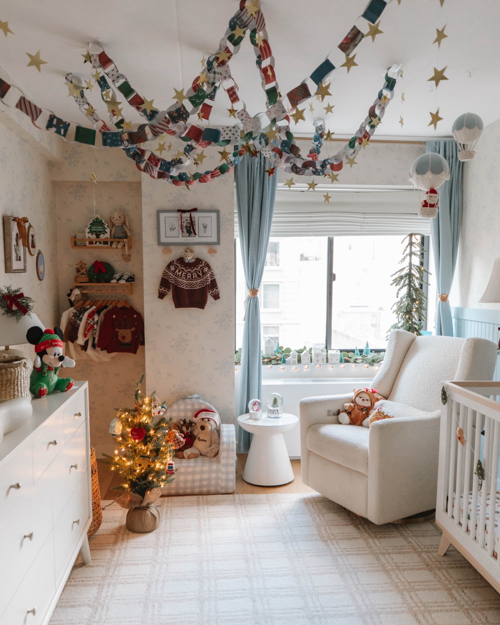 Christmas decorations for the nursery room 

#LTKBaby #LTKHoliday