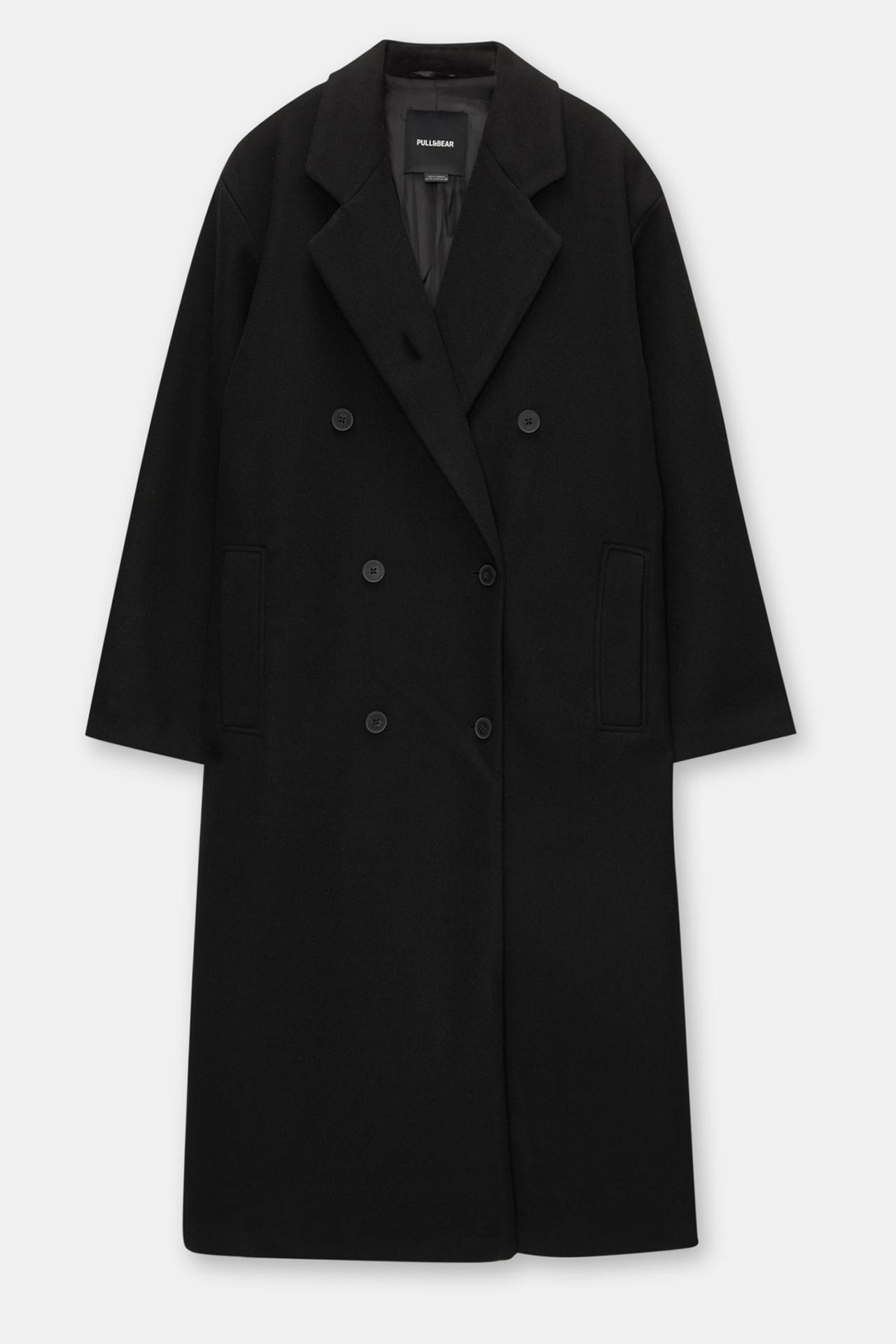 Long felt texture coat - pull&bear | PULL and BEAR UK