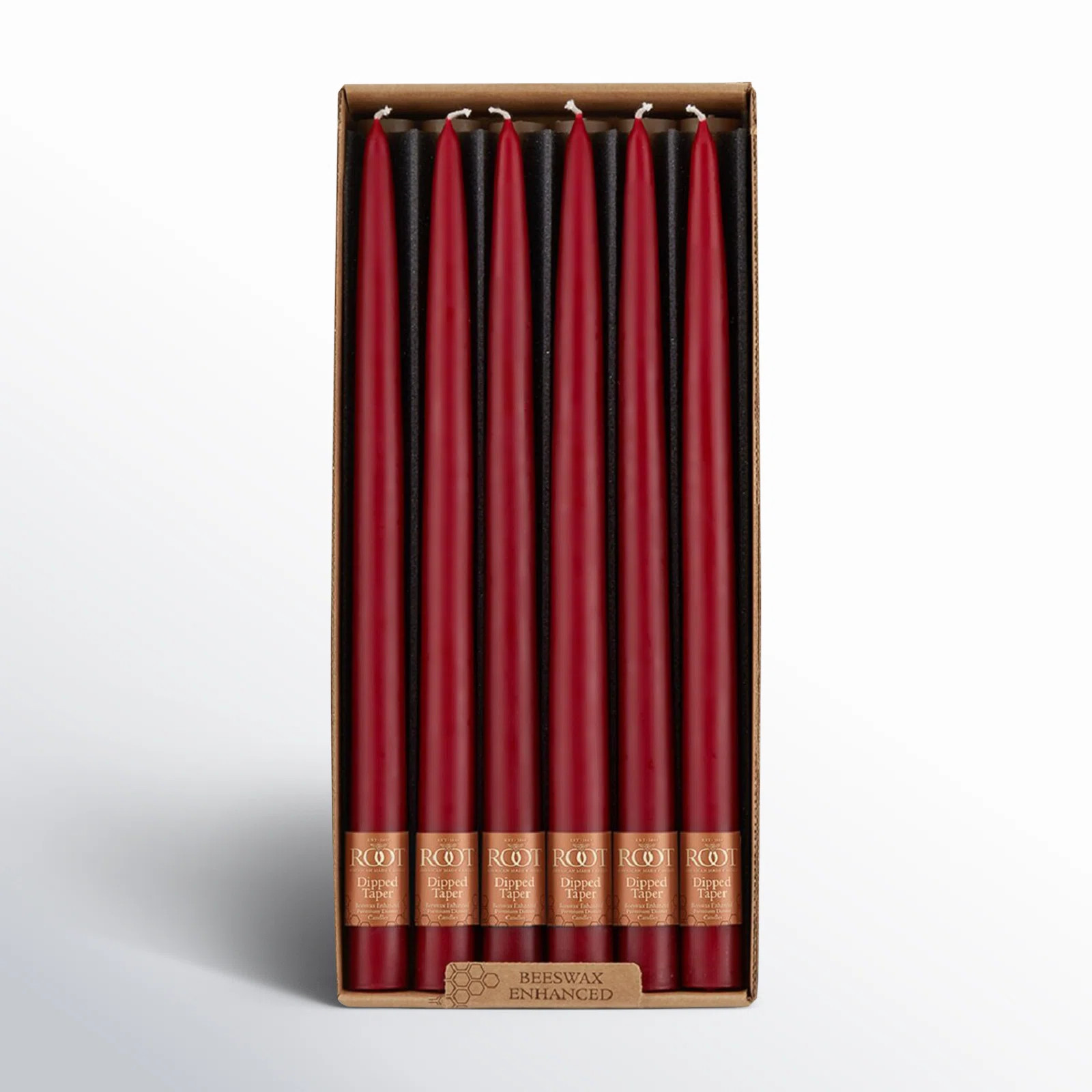 12 Piece Unscented Taper Candle Set (Set of 12) | Wayfair North America