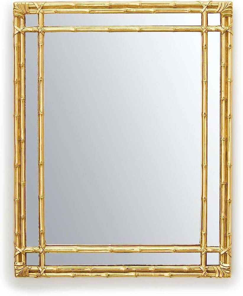 Two's Company Golden Bamboo Hanging/Standing Mirror | Amazon (US)