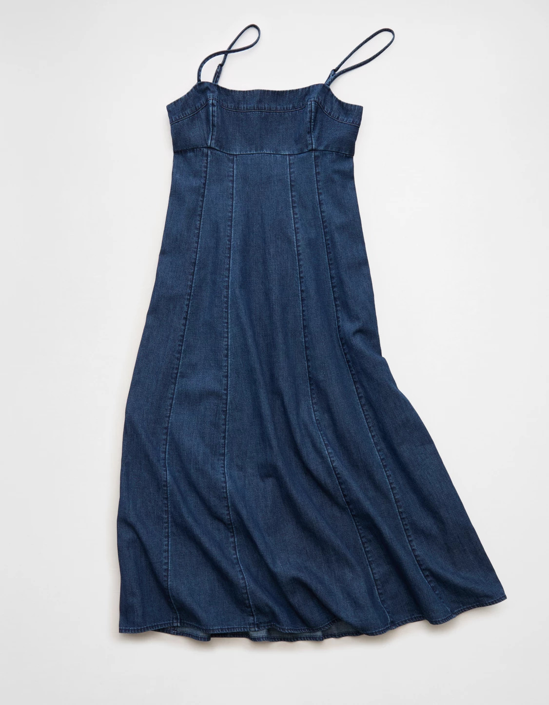 AE Sweetheart Neck Babydoll Midi Dress | American Eagle Outfitters (US & CA)