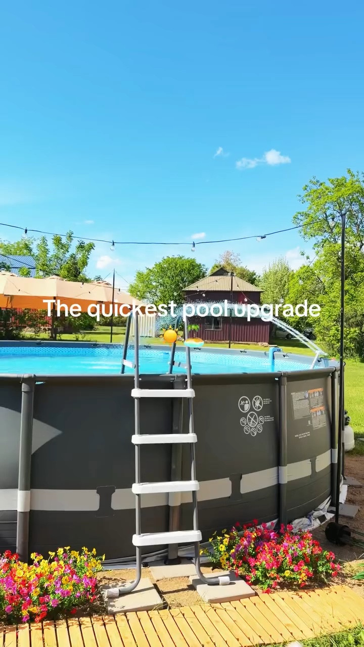 🌟 Dive into relaxation with the ultimate pool upgrade! 🌊✨ This stunning pool fountain is turning my backyard oasis into a dreamy retreat, and I couldn't be happier! 😍 From the moment I saw it, I knew it was the perfect addition to elevate our pool vibes. 🌈 Installing this gem was an absolute breeze - I'm still in awe at how seamless the setup was! 💪🔧 The gentle cascade of water creates a symphony of serenity, whisking away stress and transporting me to a world of tranquility every time I take a dip. 🎶💦 Evening swims are now transformed into magical escapades with the mesmerizing glow and soothing sounds as my backdrop. 🌺🕯️ Whether you're hosting a pool party or simply soaking in some me-time, this fountain adds an unforgettable touch of elegance and calm. Immerse yourself in the luxury of a backyard paradise. 🌴🍹 Let the water whisper sweet nothings and refresh your spirit with every splash. 🕊️✨#PoolGoals #PoolFountain #BackyardBliss #DIYBeauty #WaterWhisperer #UpgradeYourOasis #SummerVibesEveryDay #PoolsideParadise #RelaxAndUnwind #FountainLove #SoundOfSerenity #AestheticPool #PeacefulMoments #WaterArtistry #TikTokShopFinds #BackyardTransformation #MemorialDayVibes #MothersDayGiftIdeas #PoolLifePerfection #CreateYourSanctuary #PoolsideLuxury #DiveIntoZen #InstaPoolMagic #GardenHaven #OutdoorElegance #ChillAndThrill 💙🌊🔮

#LTKMothersDay #LTKHome #LTKSeasonal