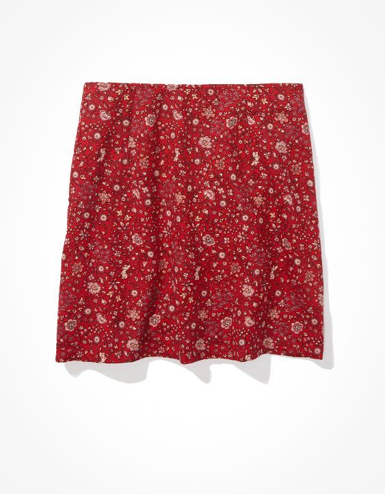 AE Floral Slit Mini Skirt | American Eagle Outfitters (US & CA)