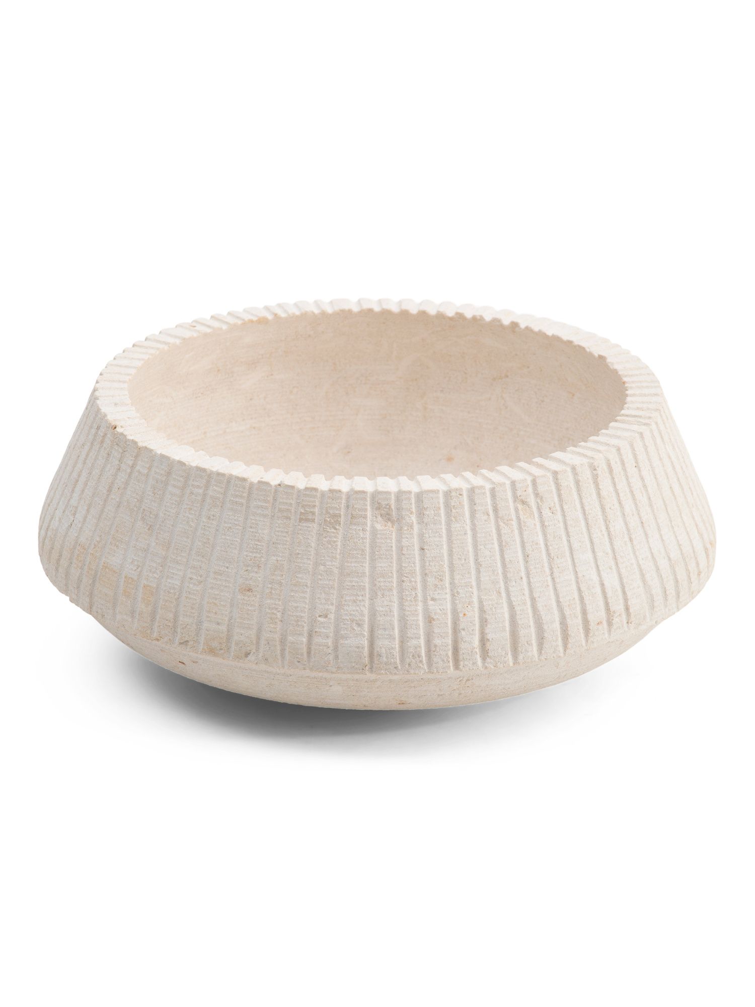10in Travertine Decorative Bowl | TJ Maxx