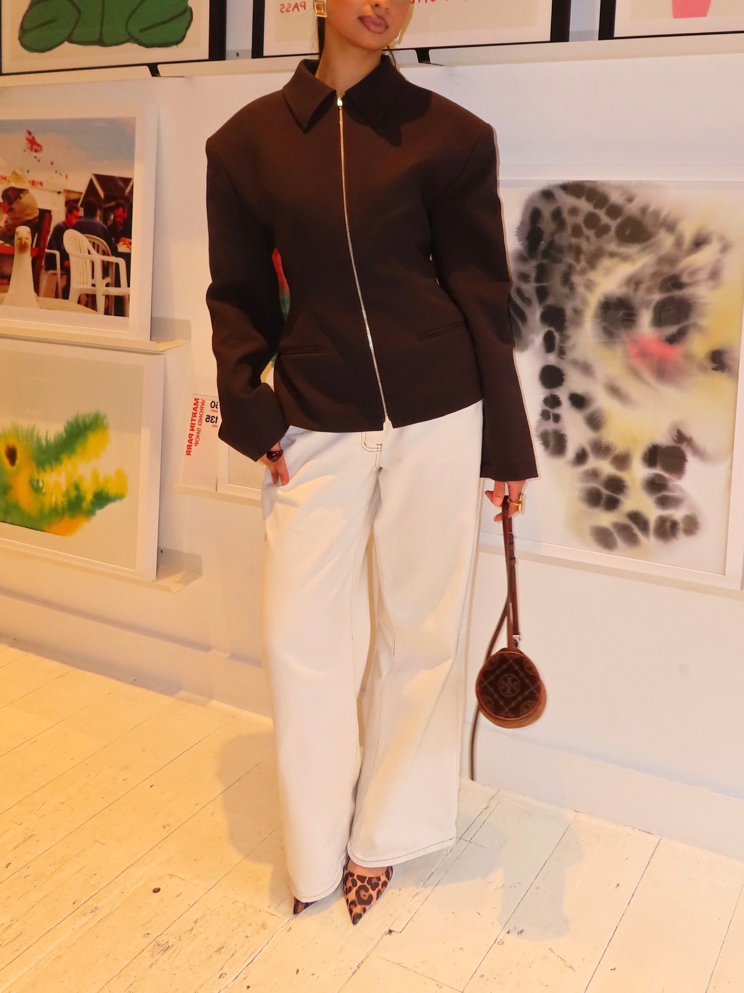 chocolate brown cinched blazer 



#LTKuk