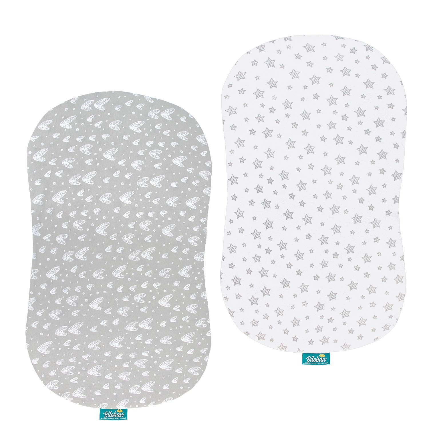 Bassinet Sheets Fit for Halo BassiNest Swivel & Glide Sleeper, 2 Pack 100% Cotton Sheets, Unisex ... | Amazon (US)