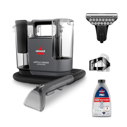 BISSELL Little Green Cordless Portable Deep Cleaner with 25V Lithium-Ion Battery & Battery-Boost Technology, 3682 | Amazon (US)