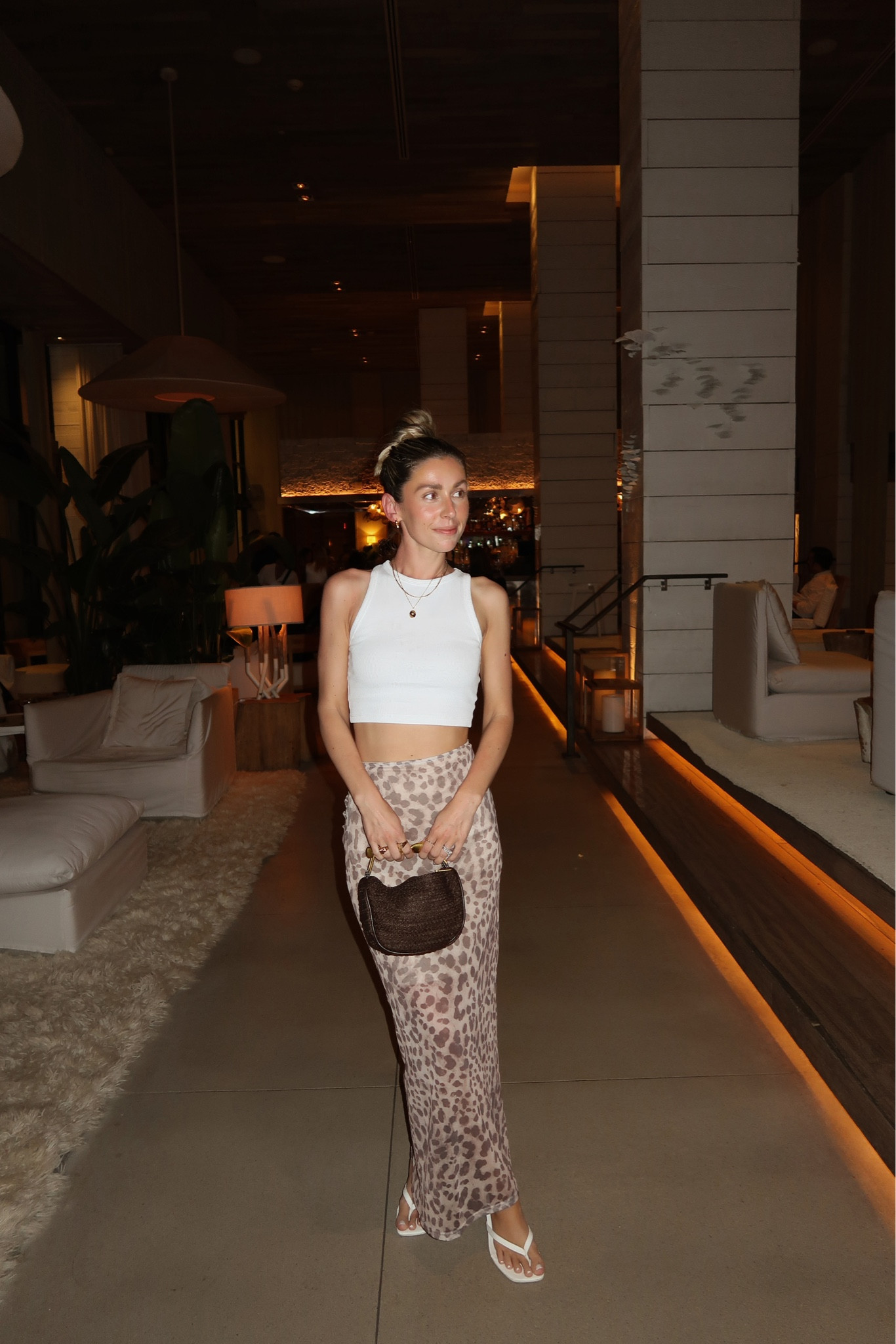 simple vacation date night look 🤍✨ did a little no makeup makeup & a slick back bun which has kept everything so easy and fresh! Size xs in the top and skirt! Cant believe how cute this last minute Amazon find turned out! 

Leopard skirt
Neutral outfit 
Vacation outfit 
Date night outfit 
Amazon fashion 
Amazon find 
Maxi skirt 
Leopard maxi skirt 
Pinterest aesthetic 


#LTKPetite #LTKootd #LTKBeauty