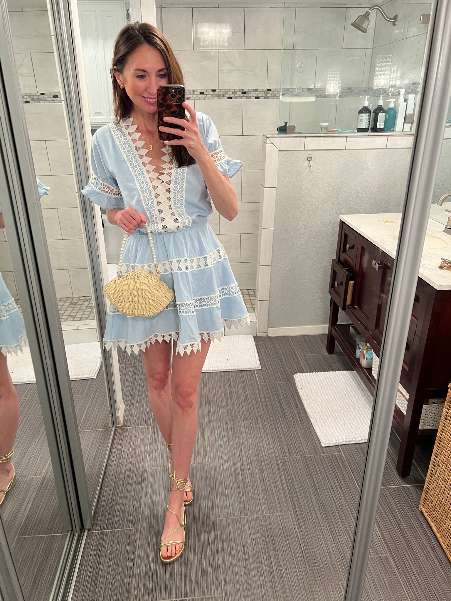 getting resort ready. wearing S in dress. on sale! 

#resortwear #vacation #summerstyle 

#LTKTravel #LTKStyleTip #LTKSaleAlert