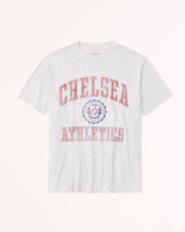 Oversized Boyfriend Graphic Tee | Abercrombie & Fitch (US)