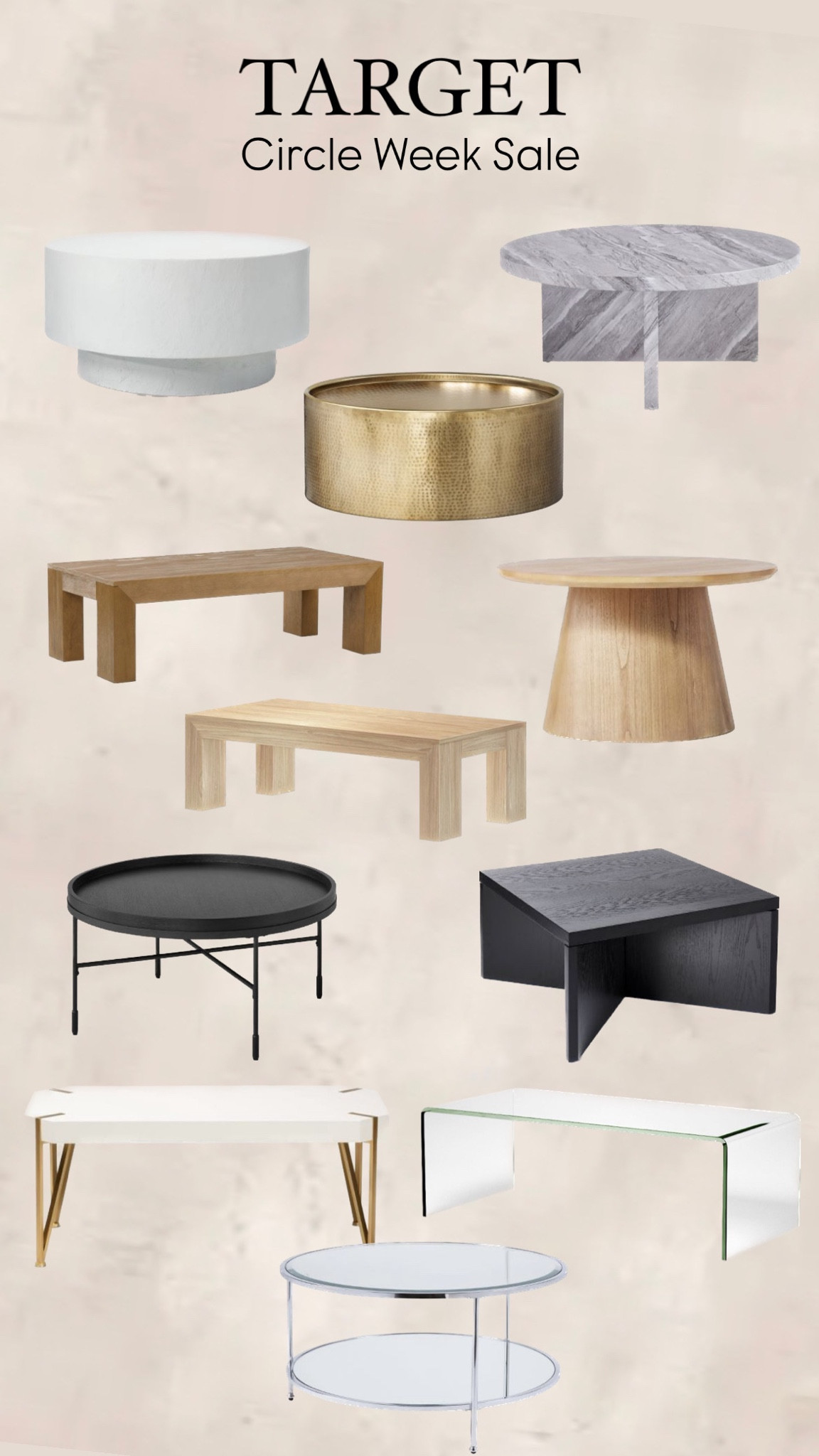 Target Circle Week Sale✨ Coffee Tables 
#LTKsummersales

#LTKStyleTip #LTKHome #LTKSaleAlert
