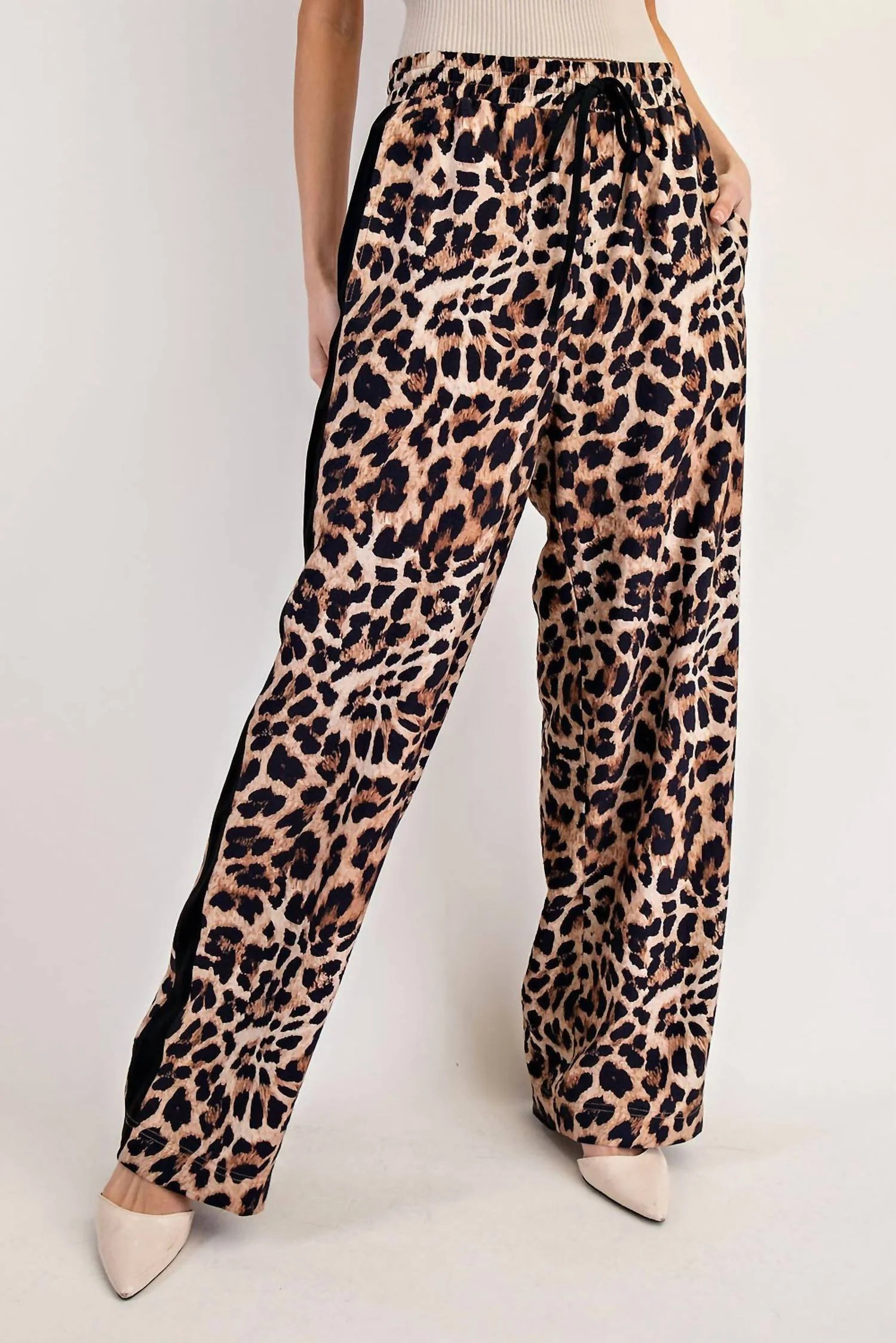 Side Line Pants In Leopard | Shop Simon