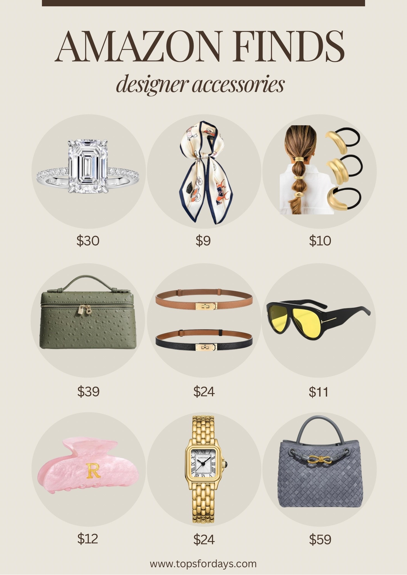All under $60!! By the way.. the engagement ring looks so real (perfect for traveling when you don't want to bring your real one) 

#LTKStyleTip #LTKFindsUnder50 #LTKItBag