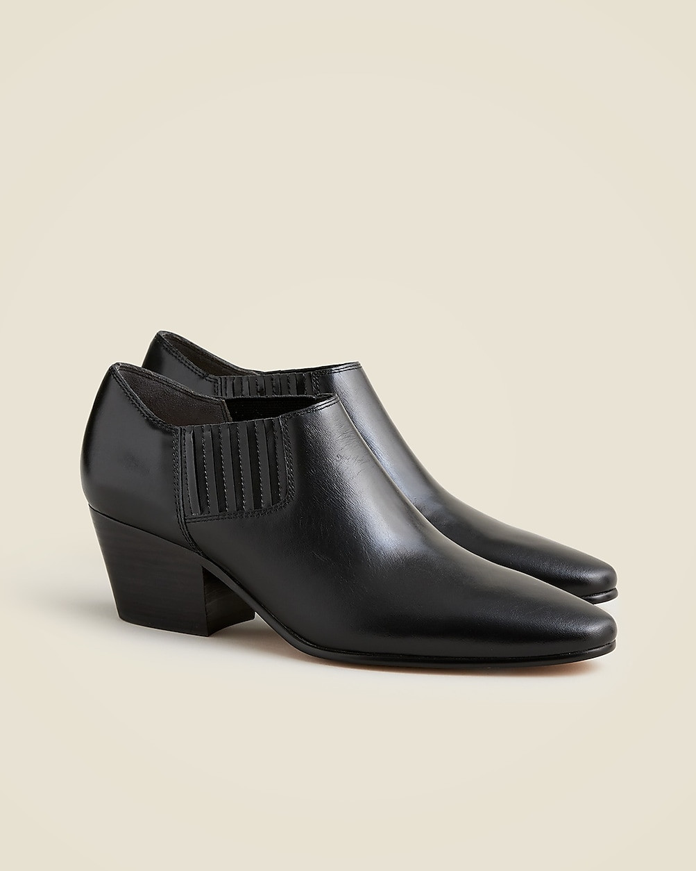 Piper low ankle boots in leather | J. Crew US
