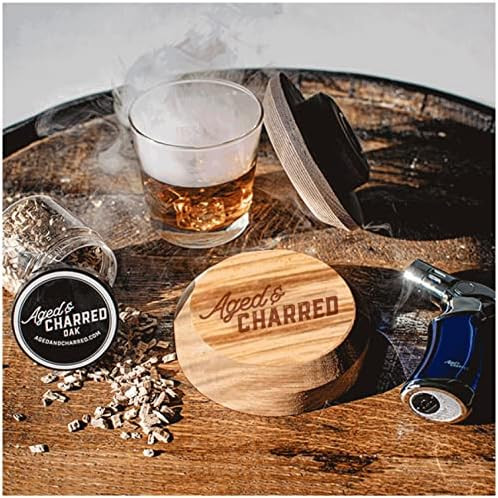 Cocktail Smoker Kit with Torch & Wood Chips for Whiskey & Bourbon - Whiskey Gifts for Men - Old F... | Amazon (US)