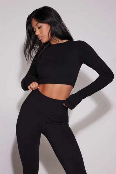 Active Seamless Thumbhole Crop Top | Forever 21 (US)