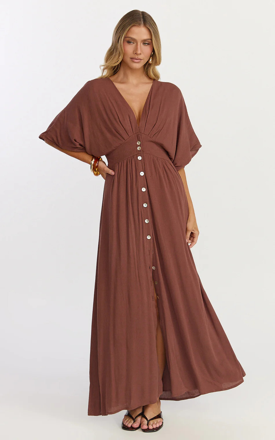 Short Sleeve Button Down Dress in Chocolate | Showpo (US, UK & Europe)