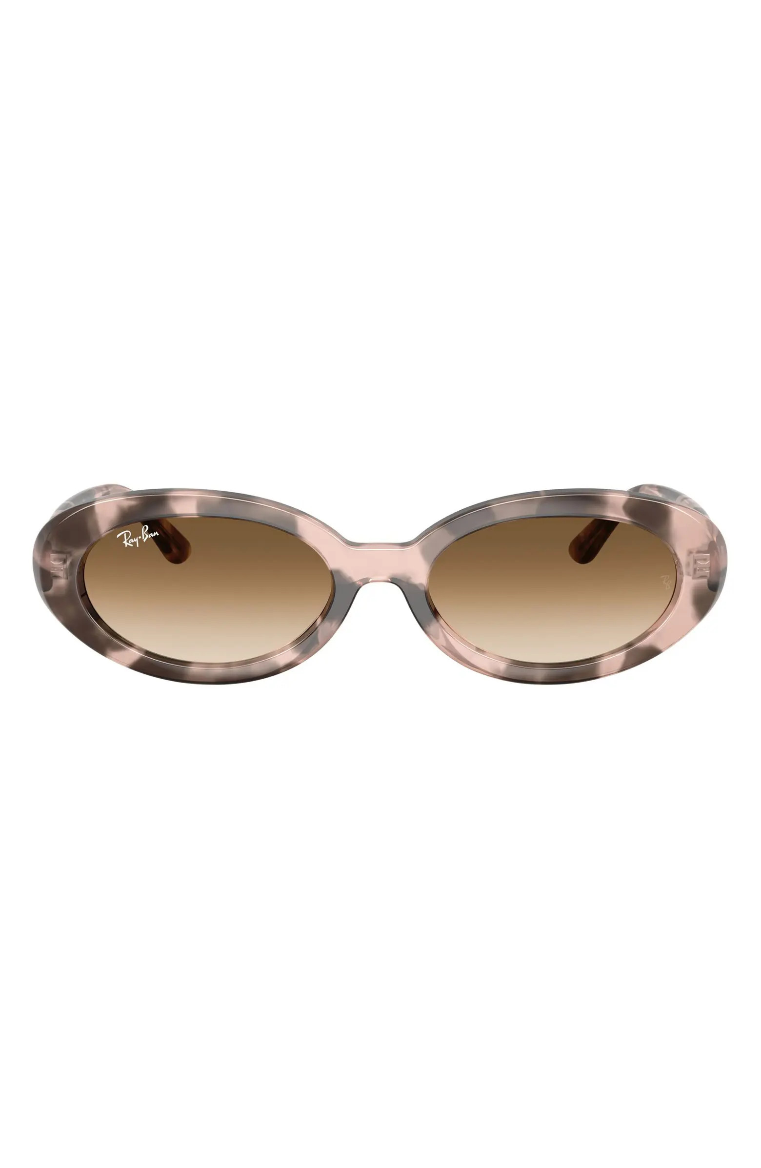 54mm Gradient Oval Sunglasses | Nordstrom
