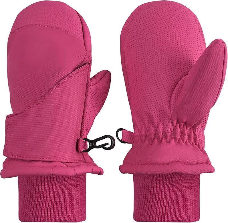 N'Ice Caps Kids Waterproof Snow Mittens - Thinsulate Boys Girls Cold Weather | Amazon (US)