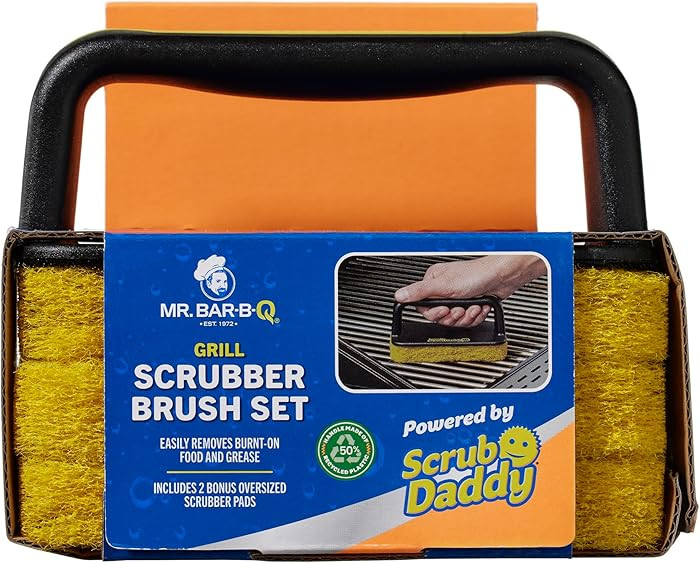 Mr. Bar-B-Q Grill Scrubber Brush Set Powered by Scrub Daddy | Amazon (US)