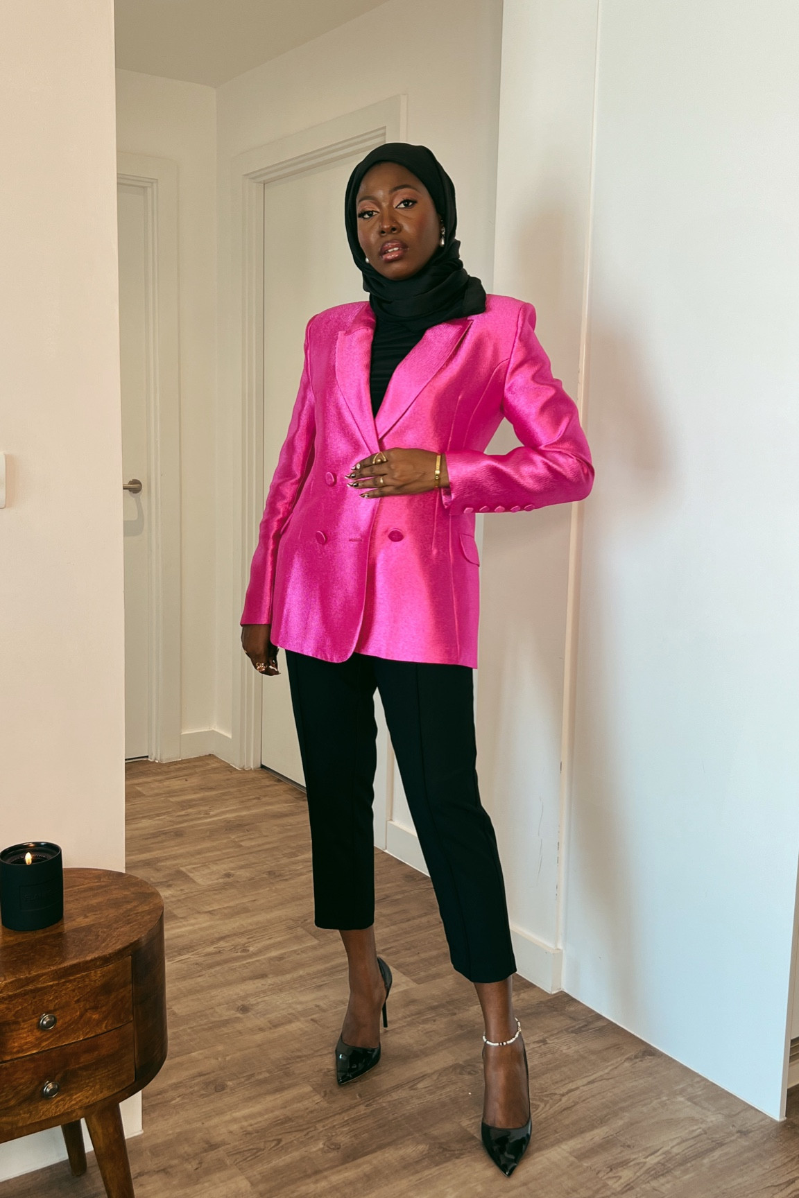 Perfect office wear , pink blazer, black pants, black trousers, modest office wear, pink office wear

#LTKworkwear #LTKeurope