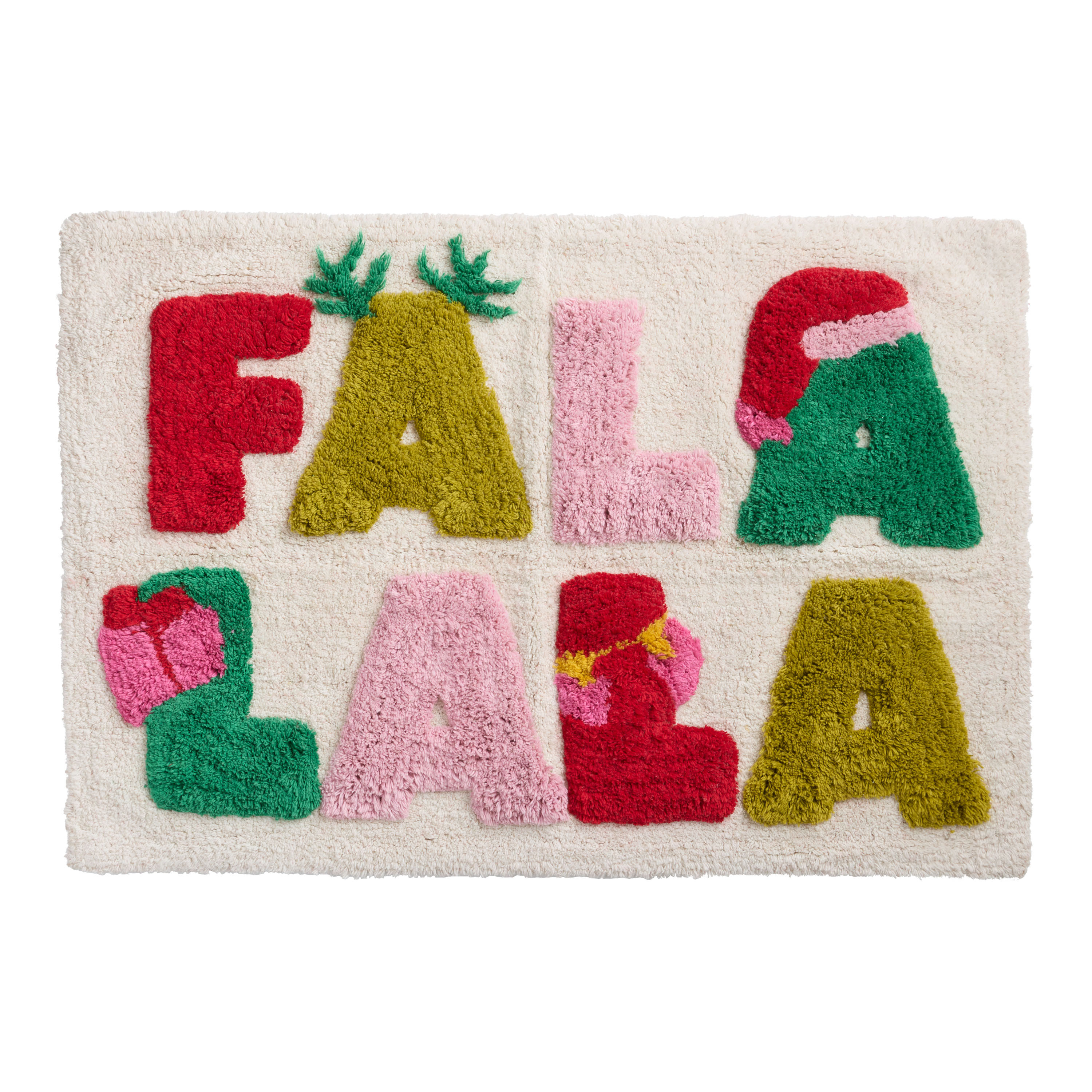 Multicolor Fa La La Tufted Bath Mat | World Market