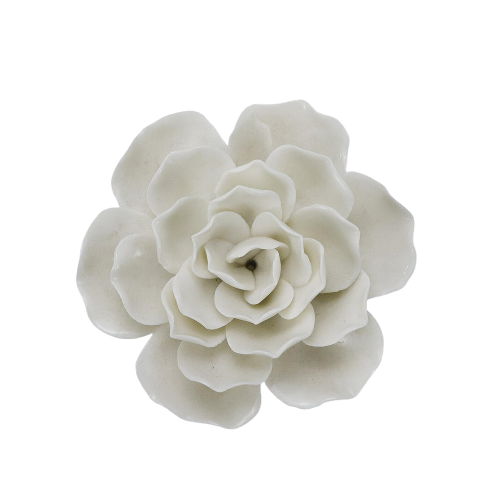 White Incense Holder 3.35" Dia Burner Holder Ceramic Flower Shape Incense Sticks Holder for Yoga ... | Amazon (US)