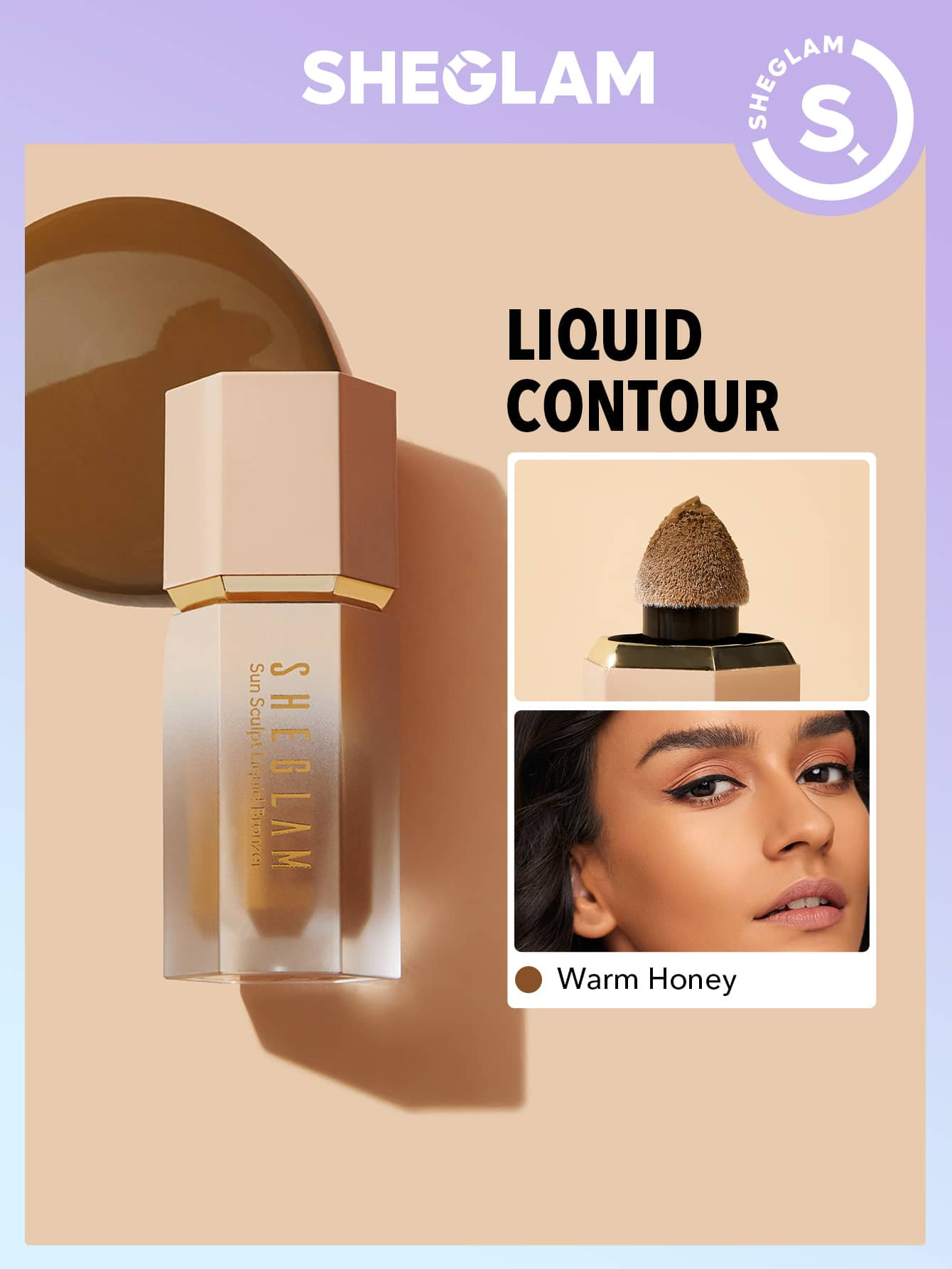 SHEGLAM Sun Sculpt Liquid Contour-Warm Honey | SHEIN