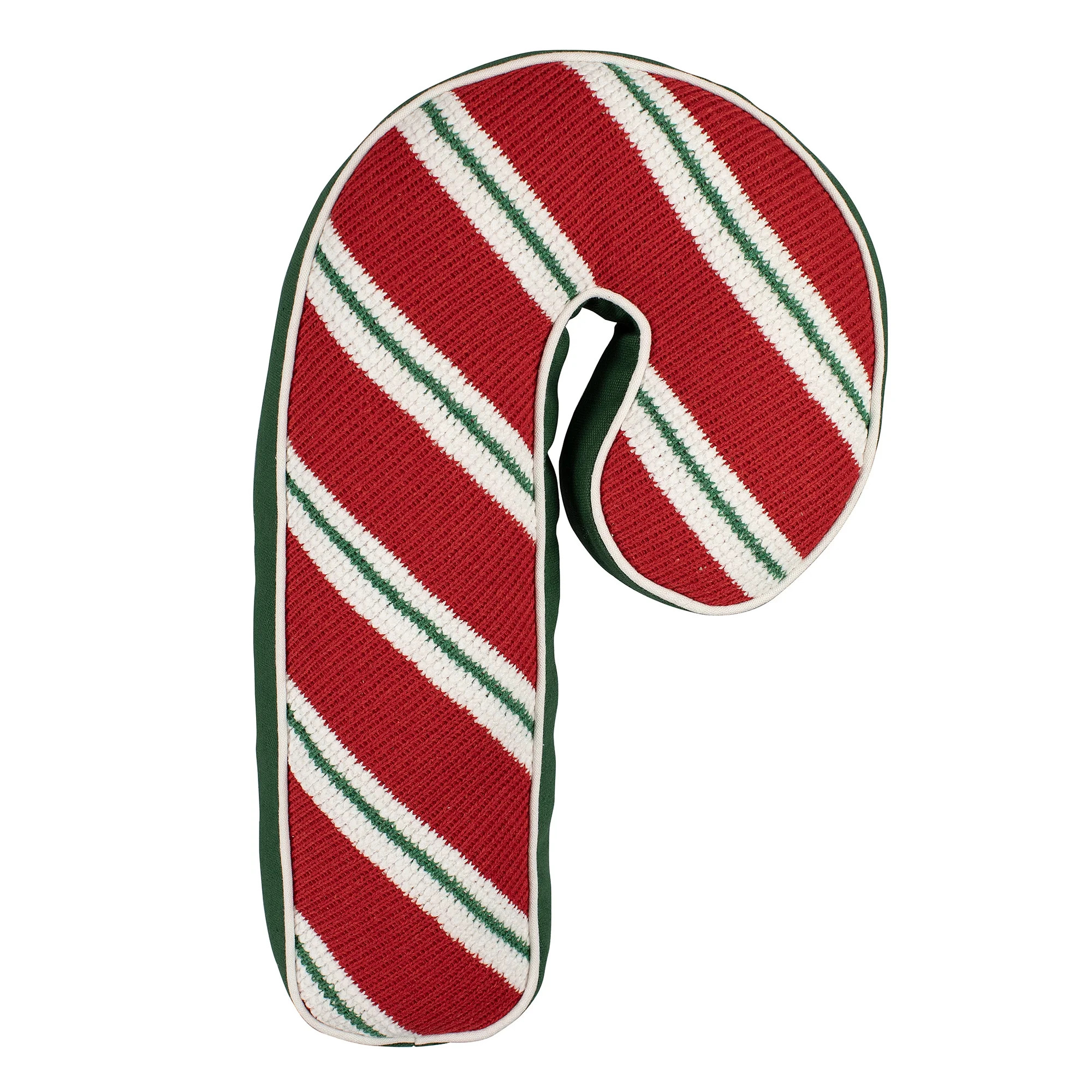 10" x 17" Candy Cane Christmas Decorative Pillow, Red, White, and Green, by Holiday Time | Walmart (US)