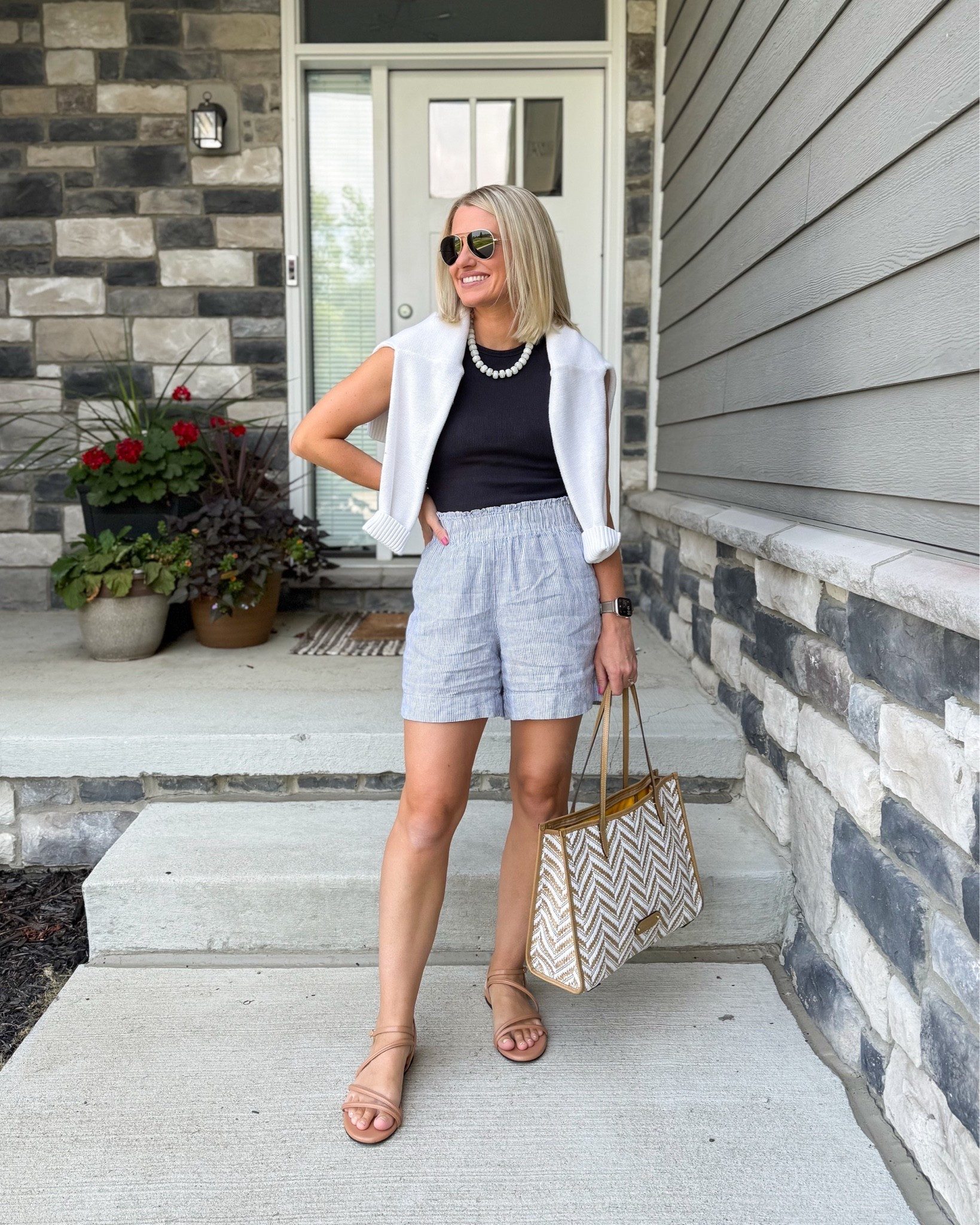 I’ve been loving these built in bra tank tops from @abercrombie! They are one of my best purchases of the summer!

#LTKootd #LTKOver40 #LTKPetite
