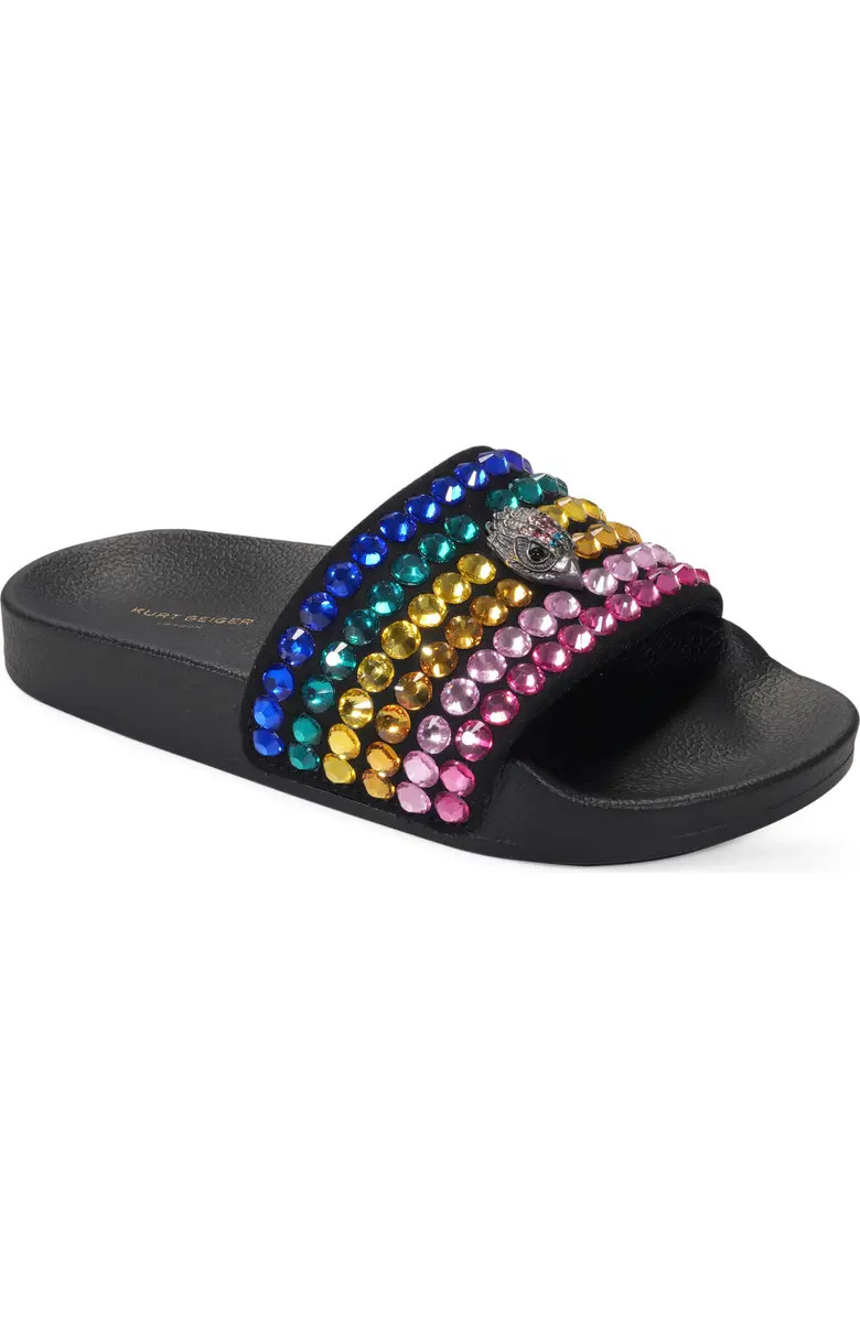 Kurt Geiger London Kids' Mini Meena Eagle Slide Sandal | Nordstrom | Nordstrom