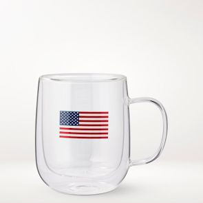 American Flag Double-Wall Mugs | Williams-Sonoma