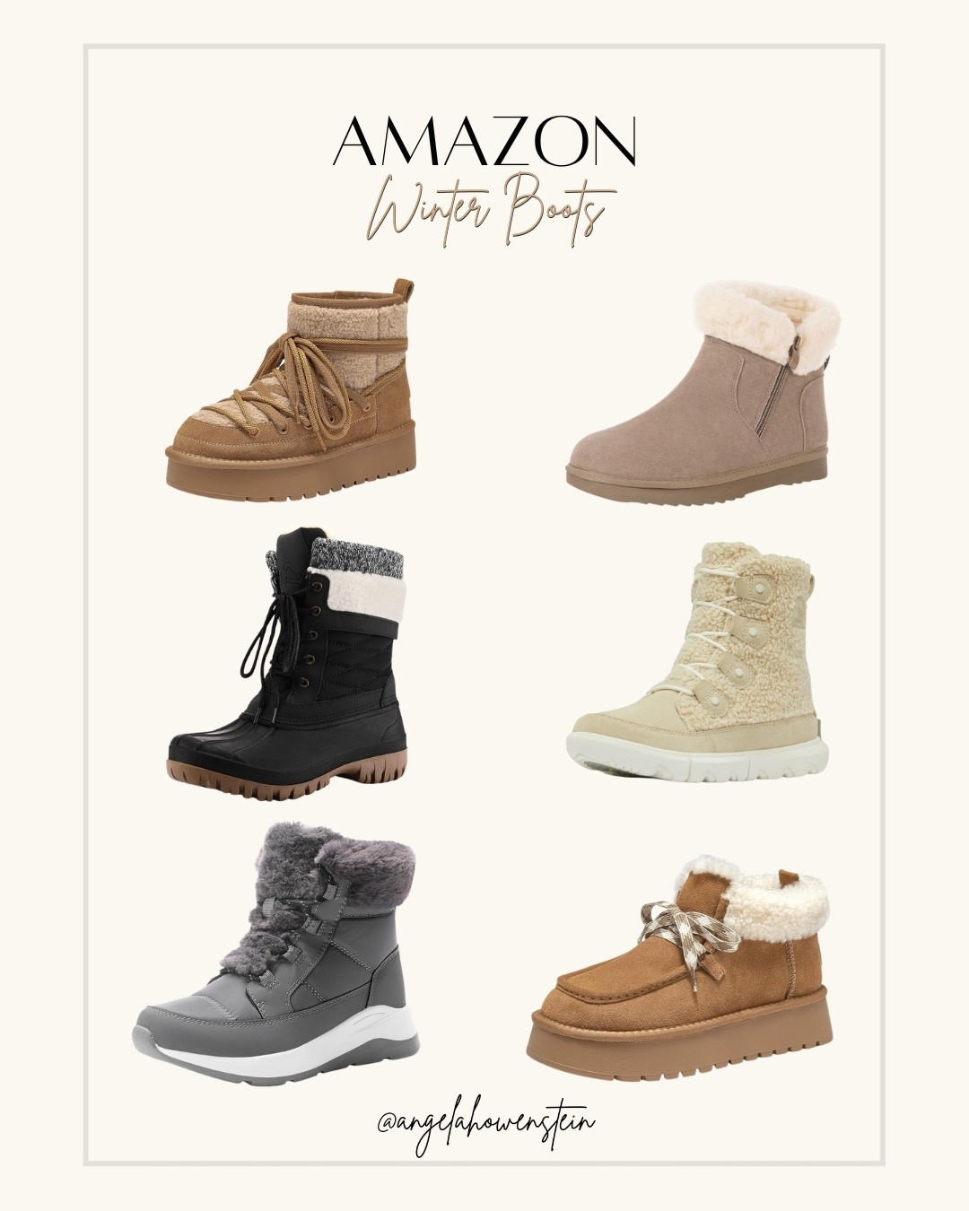 Amazon winter boots that actually make sense—warm, comfy, and cute enough to wear beyond just snow days. Easy to style with jeans, leggings, or cozy knits, and perfect for everyday winter errands.

#AmazonFinds #WinterBoots #ColdWeatherStyle #CozyWinter #EverydayBoots #WinterEssentials #AmazonStyle #LTKFinds 



#LTKFindsUnder100 #LTKSeasonal #LTKSaleAlert