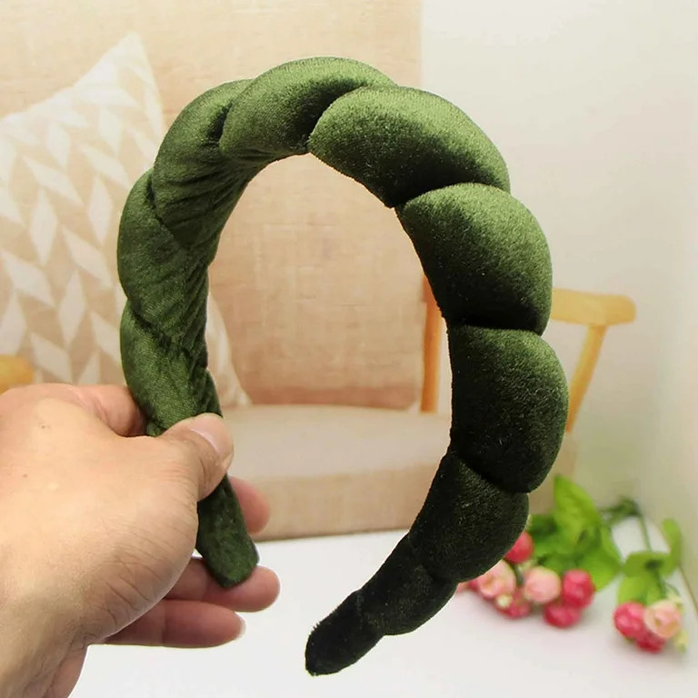 Women's Spa Headband Sponge And Towel Cloth Hair Band For Face Wash, Makeup Removal, Shower And S... | Walmart (US)