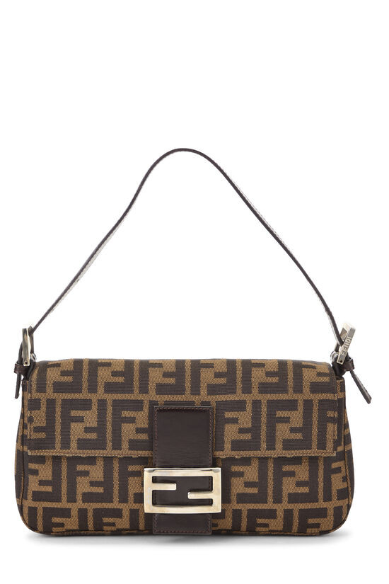 Pre-Owned Brown Zucca Canvas Baguette QBB0473J0B01G | What Goes Around Comes Around