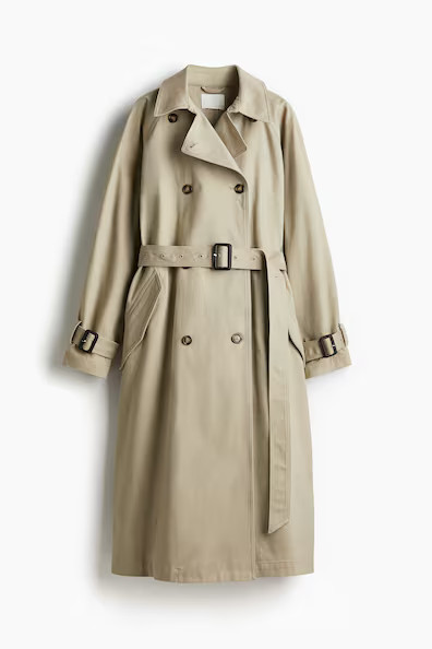H & M - Trenchcoat mit Gürtel - Beige - Damen | H&M (DE, AT, CH, NL, FI)