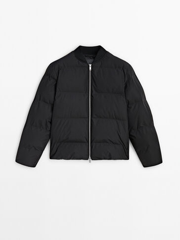Quilted bomber jacket - Massimo Dutti United Kingdom | Massimo Dutti UK