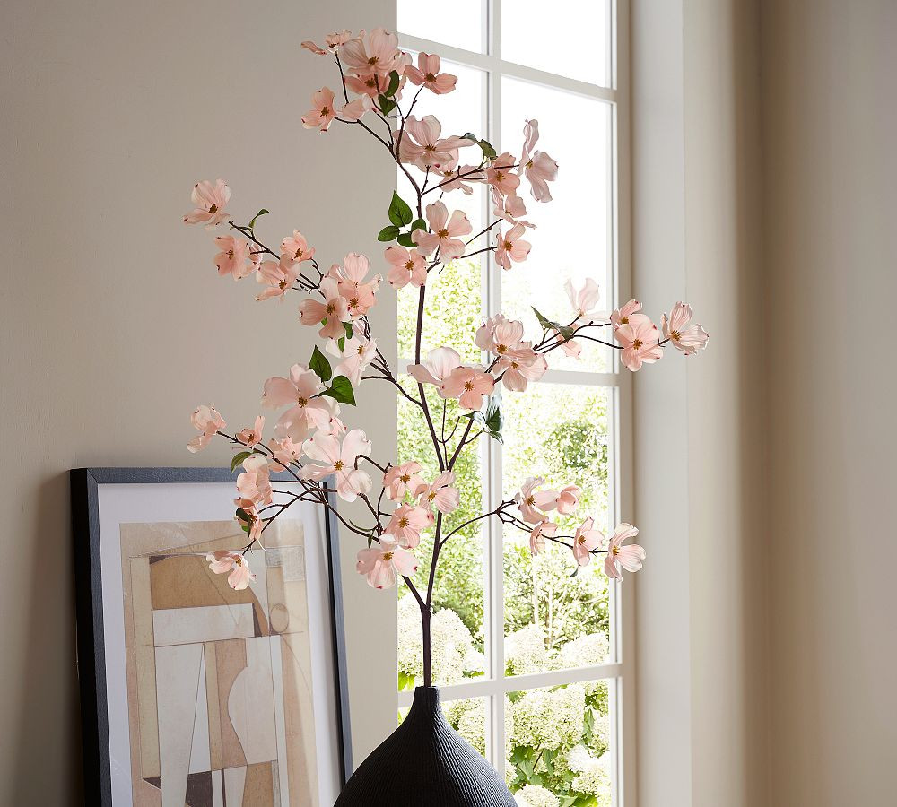 Faux Peach Dogwood Branch | Pottery Barn (US)