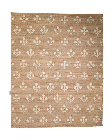 8x10 Jute Blend Orchard Floral Area Rug | TJ Maxx