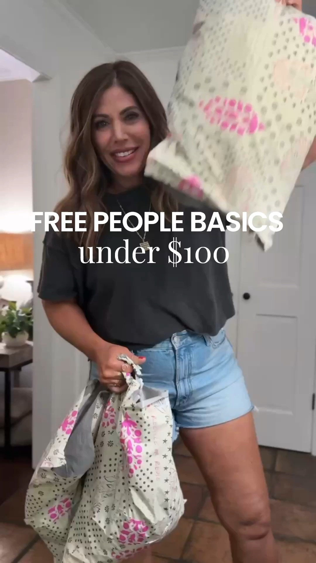 the best summer basics from free people and they’re all under $100!

I’m wearing a medium in all of the tops, except for the oversized yellow T- I got a small in that one.

Sports bra/size M/L
High-rise black carpe diem shorts/medium
Jumpsuit/medium
Cotton linen pants/medium
First pair of denim shorts/29
Second pair of denim shorts/30
White pair of denim shorts/large

#LTKOver40 #LTKootd